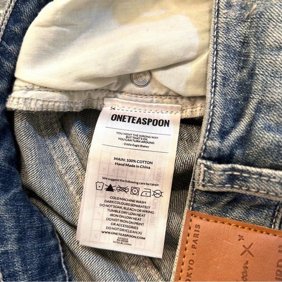 One Teaspoon Distressed Freebird II Skinny Jeans 25 - Picture 10 of 11